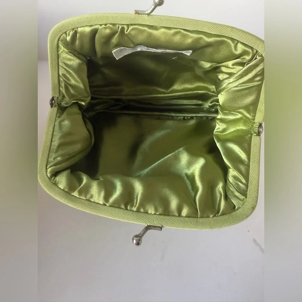 Crabtree & Evelyn Lime Green‎ mini Clutch